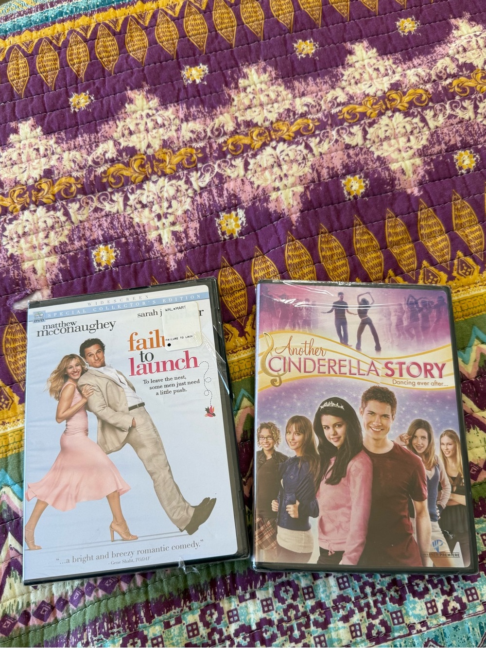 NWT Romance DVD Bundle “Failure to Launch” / Another Cinderella Story